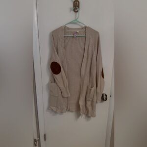 Tan Cardigan Sweater